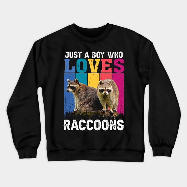 Playful Panache Raccoon Graphic Top Crewneck Sweatshirt by BoazBerendse insect